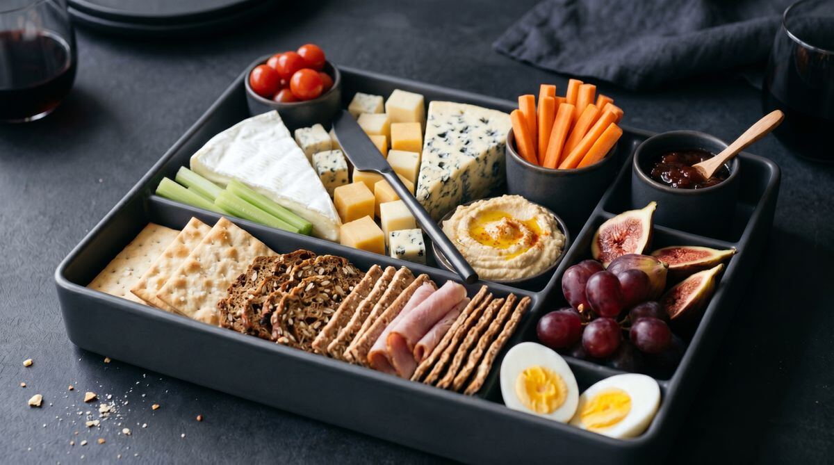 Photo of Cheese and Crackers Snack Box