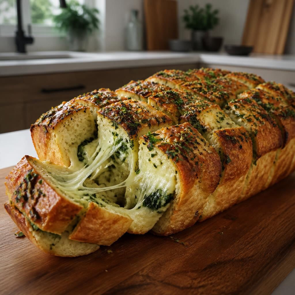 Photo of Cheese & Spinach Pull-Apart Bread