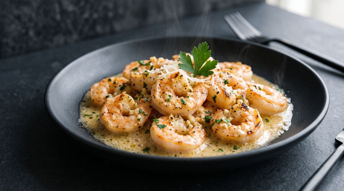 Photo of Creamy Garlic Prawns