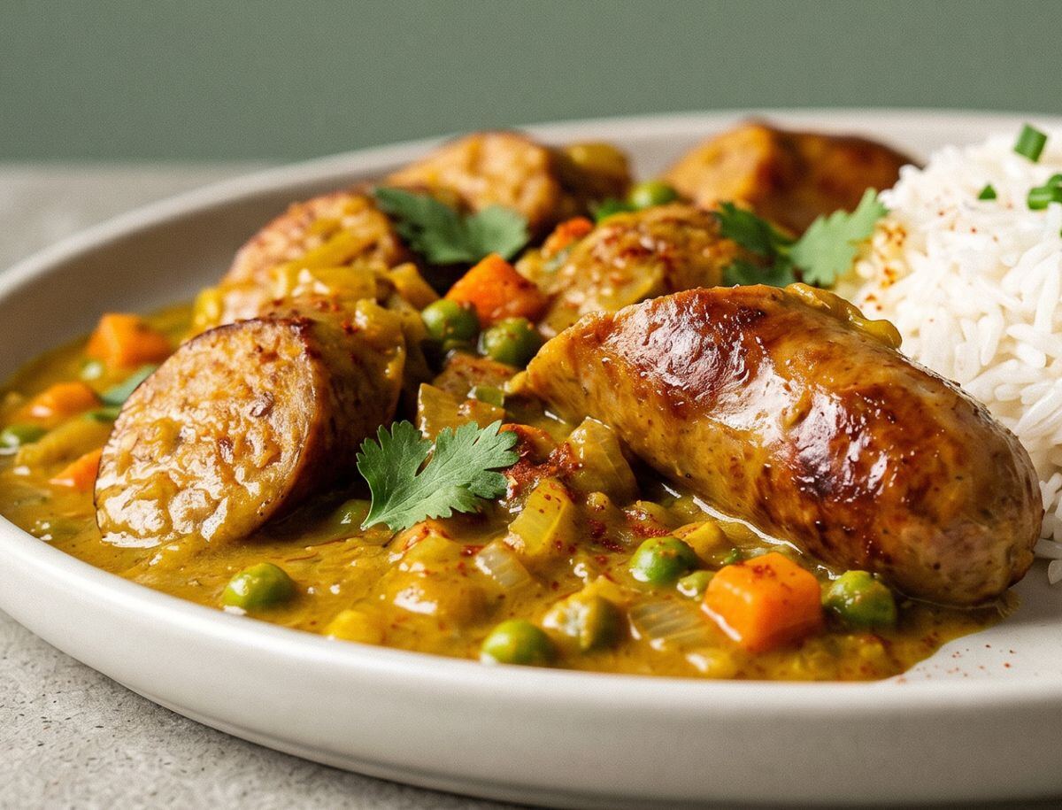 Photo of Curried Sausages