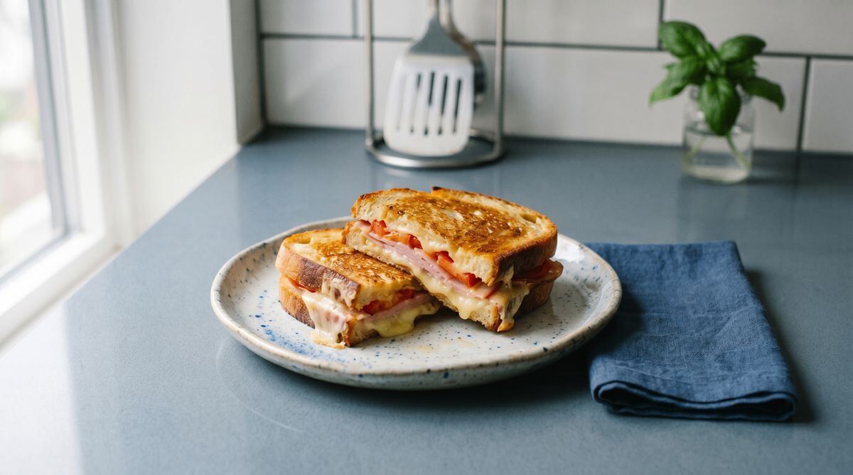 Photo of Ham, Cheese and Tomato Toastie