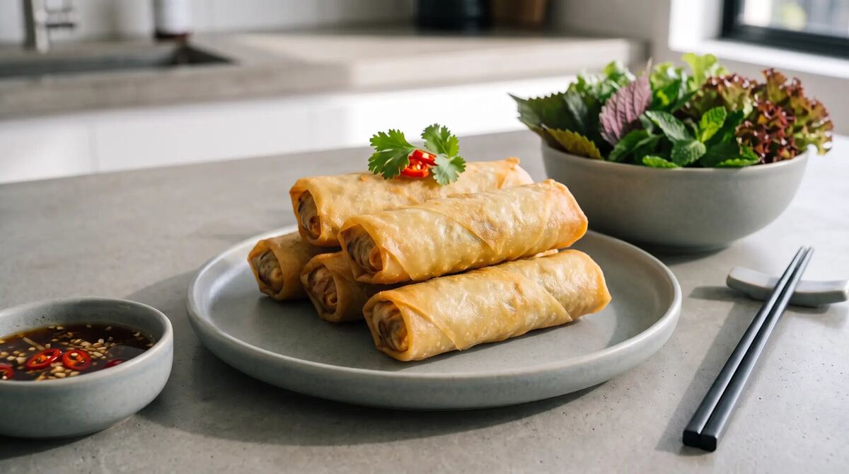 Photo of Homemade Spring Rolls