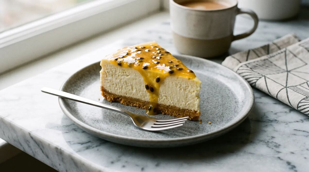 Photo of Passionfruit Cheesecake Slice