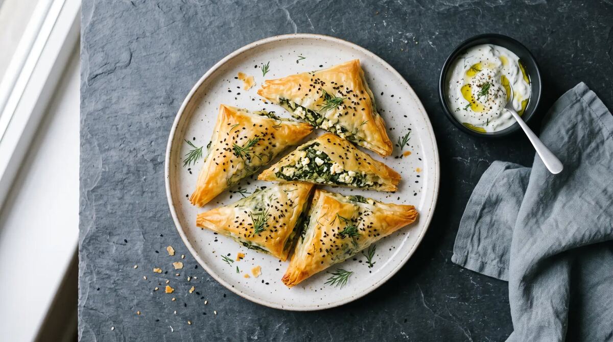 Photo of Spinach & Feta Triangles